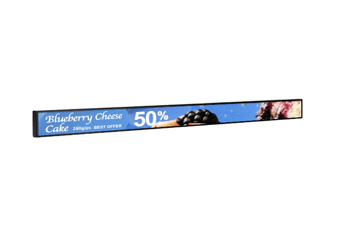 46.6 inch stretched bar display for retail shelf